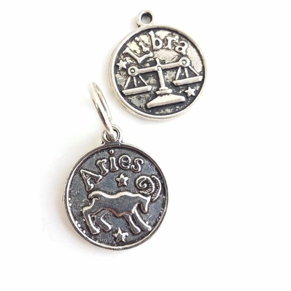 4/$20 Roller Skates Zodiac Charm    astrological sign charm - Picture 8 of 12